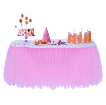 Saia de Mesa Rosa 10cm